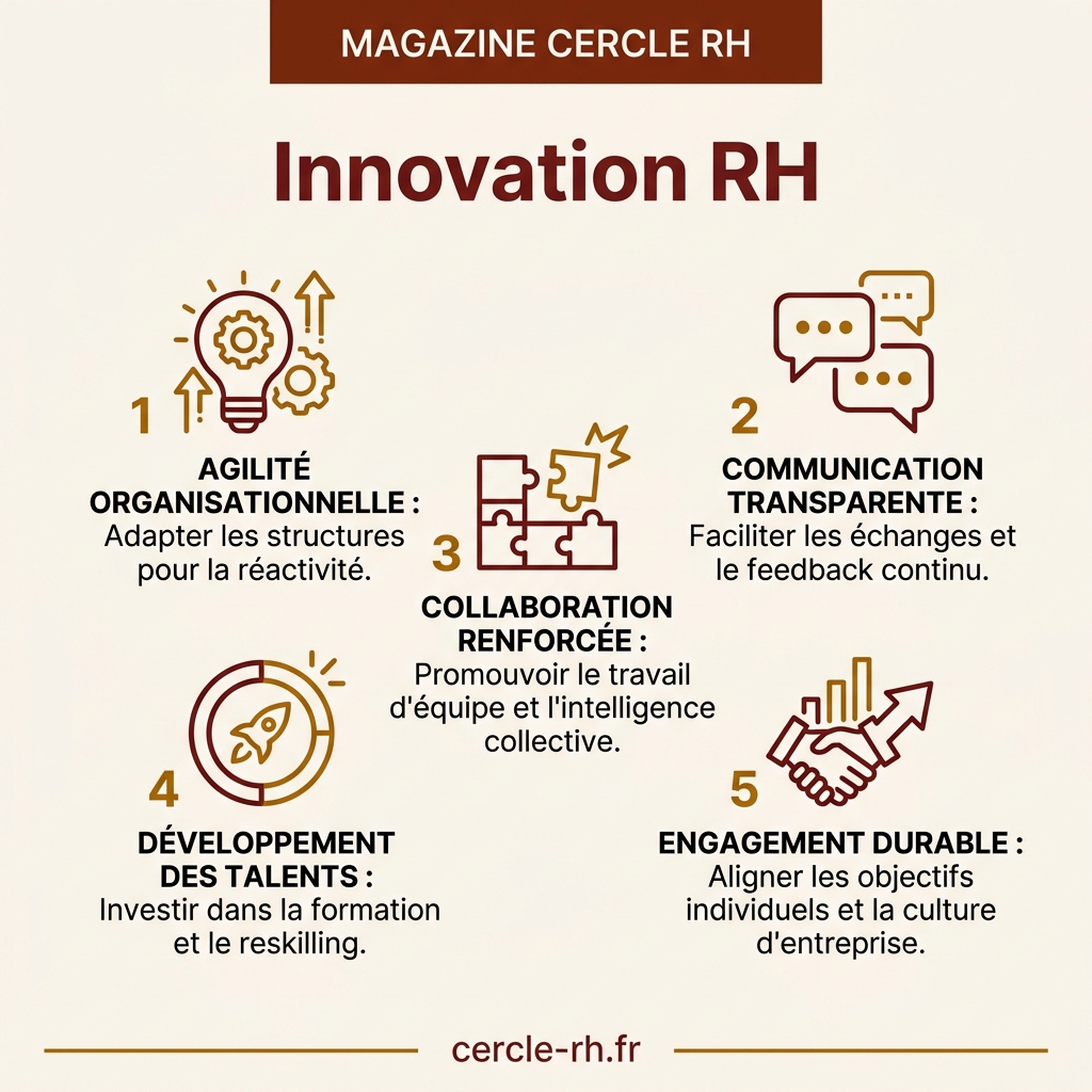 Infographie de synthèse — Innovation RH